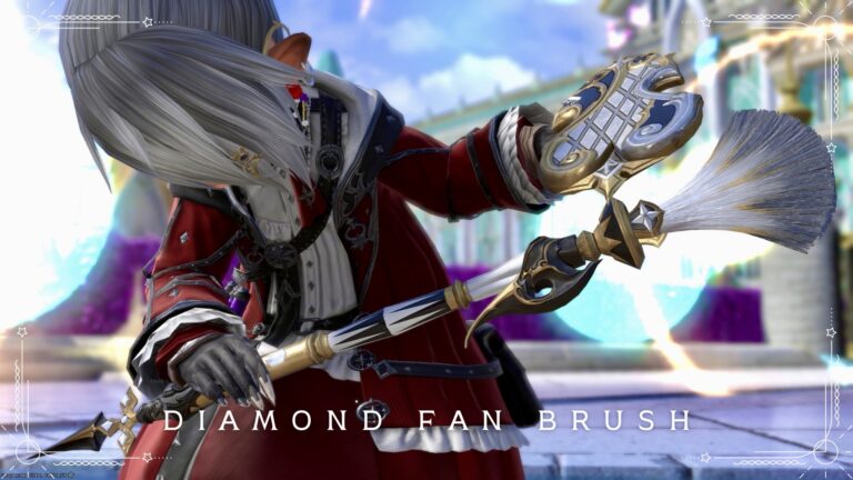 Kefka's Makeup Brush? Pictomancer Weapon "Diamond Fan Brush" – Sigmascape V4.0 (Savage) Lalafell FF14 Blog Norirow Note 20