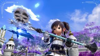 キラキラ光る美麗な神聖斧・ナイツ・オブ・ラウンドの戦士武器『アクス・オブ・ラウンド』 ララフェル FF14ブログ Norirow Note 14