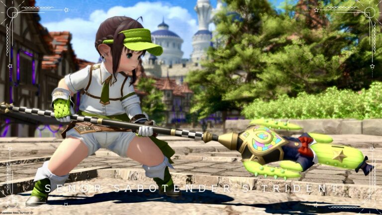 ゴールドソーサーの愉快なサボテンダーの竜騎士武器『セニョール・トライデント』 ララフェル FF14ブログ Norirow Note 20