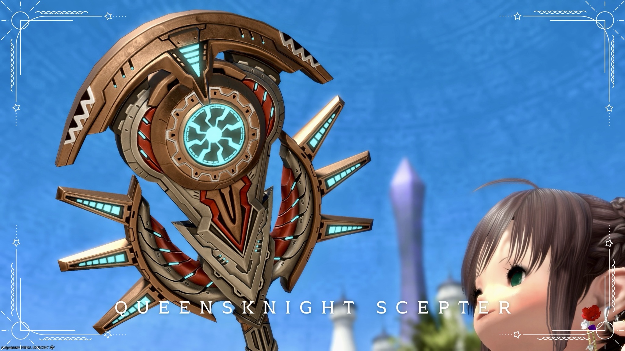 The Mechanical “Sun Staff” of Recollection (Extreme) – Black Mage Weapon Queensknight Scepter Lalafell FF14 Blog Norirow Note 38