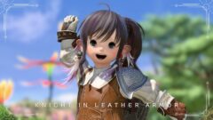 【Glamour】 An Elegant, Antique "The Rookie Knight in Leather Armor" — Voeburtite Jacket of Aiming Arrangement Lalafell FF14 Blog Norirow Note 44