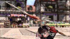 Recollection (Extreme) Red Mage Weapon: The Crimson Sun Mechanical Rapier "Queensknight Foil" Lalafell FF14 Blog Norirow Note 44