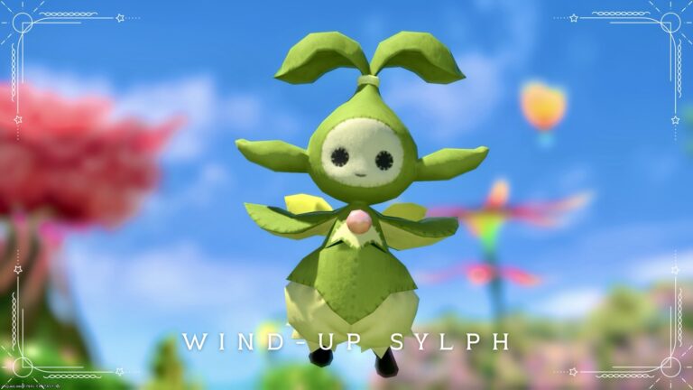 あまりにも可愛すぎる "シルフ族" のぬいぐるみのミニオン『マメット・シルフ』 ララフェル FF14ブログ Norirow Note 20