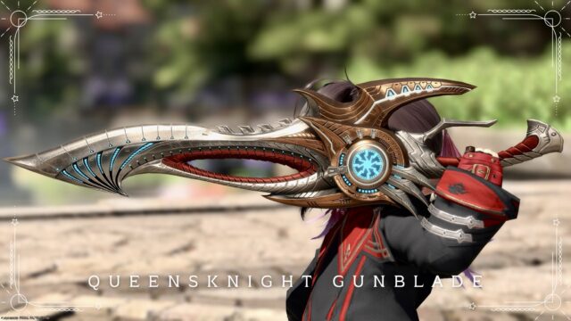 Arme de pistosabreur de Zelenia (Le Sanctuaire du Serment extrême) : le pistolame mécanique cramoisi et or « Pistolame des Amazones » Lalafell FF14 Blog Norirow Note 6