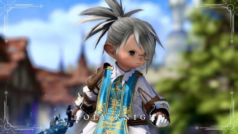 [Mirages] Un look classique et élégant de « Paladin vert émeraude » Lalafell FF14 Blog Norirow Note 34