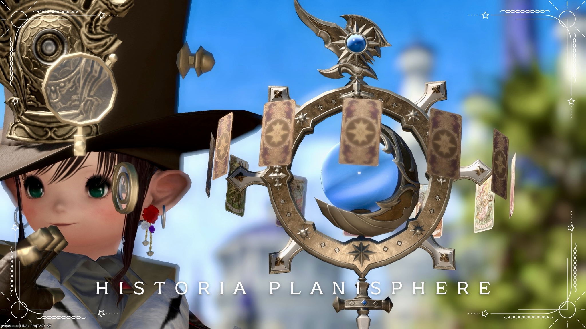 アンティークな風見鶏のような占星術師の天球儀『キングダムテール・プラニスフィア』 ララフェル FF14ブログ Norirow Note 34