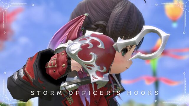 La main du Capitaine Crochet !? Une arme de Moine du Maelstrom en forme de griffe : « Poings-crochets d'officier du Maelstrom » Lalafell FF14 Blog Norirow Note 12