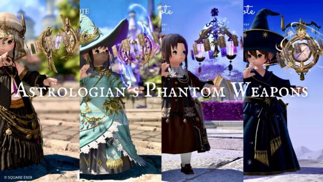 [Compilation] A Look Back at All Stages of the Astrologian's Phantom Weapon (PW)! Lalafell FF14 Blog Norirow Note 11