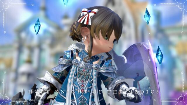 【ミラプリ】「救護班の聖騎士様」クリスタル衣装アレンジコーデ ララフェル FF14ブログ Norirow Note 11