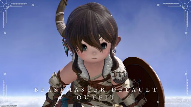 魔獣使いの初期装備・可愛い色の獣皮服『ビーストハーダー』衣装（ララフェル女子Ver.） ララフェル FF14ブログ Norirow Note 9