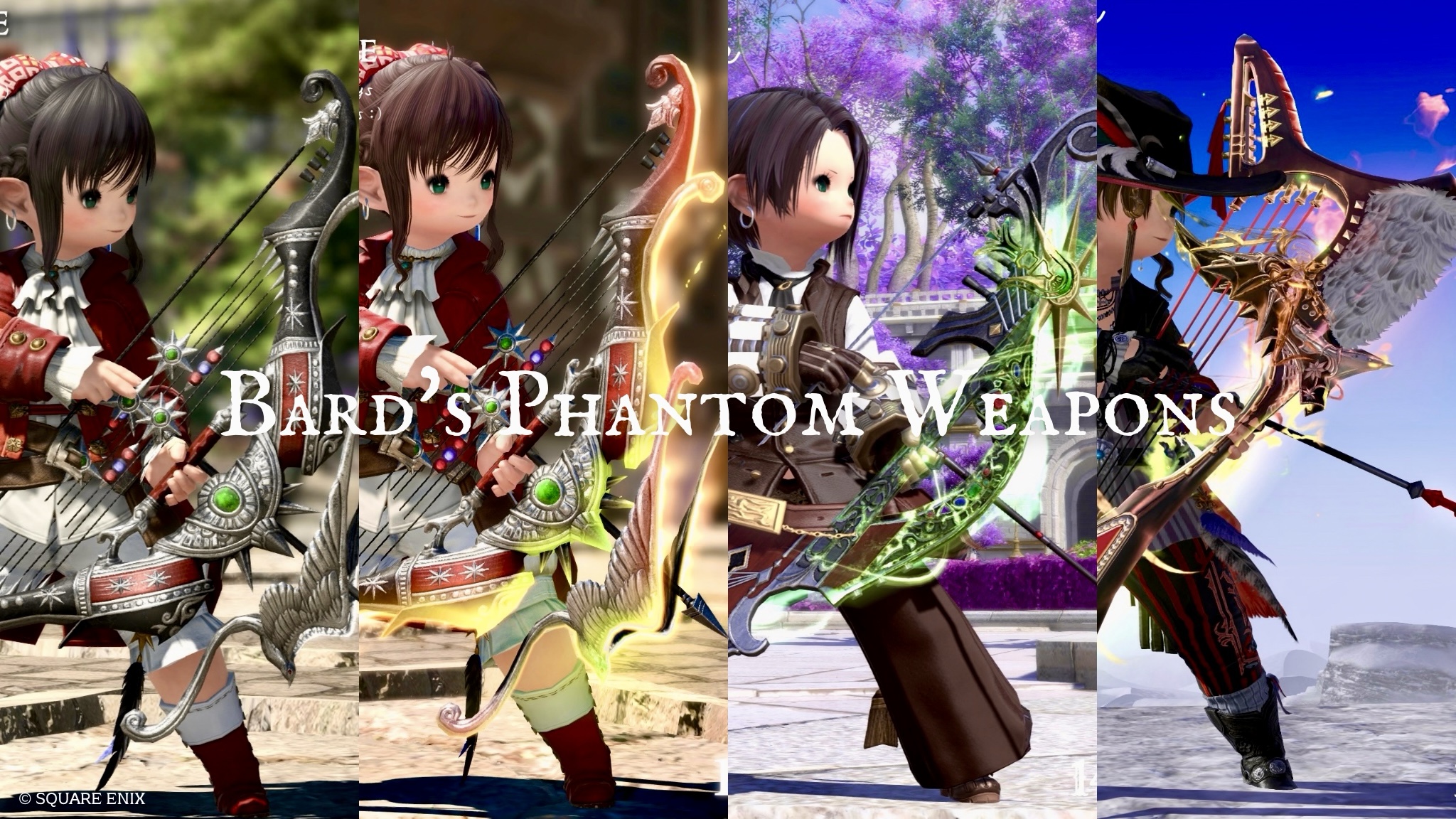 [Compilation] Bard's Phantom Weapon (PW): A Look at Every Stage! Lalafell FF14 Blog Norirow Note 35
