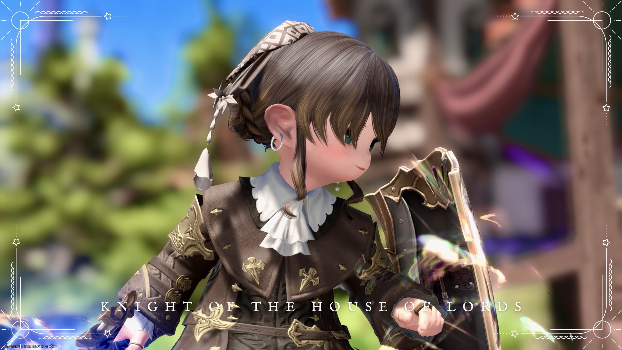 [Mirages] Noble et mignonne : la « Chevalière au ruban de l'Académie noble », une tenue aux couleurs d'automne ♪ Lalafell FF14 Blog Norirow Note 27