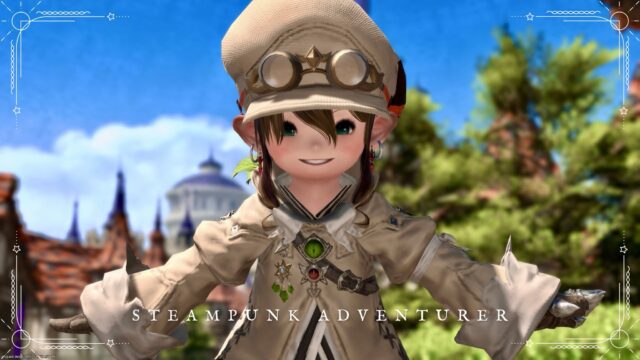 【ミラプリ】「ちょっぴり蒸気的な冒険者」黒魔道士AF3装備アレンジコーデ ララフェル FF14ブログ Norirow Note 11