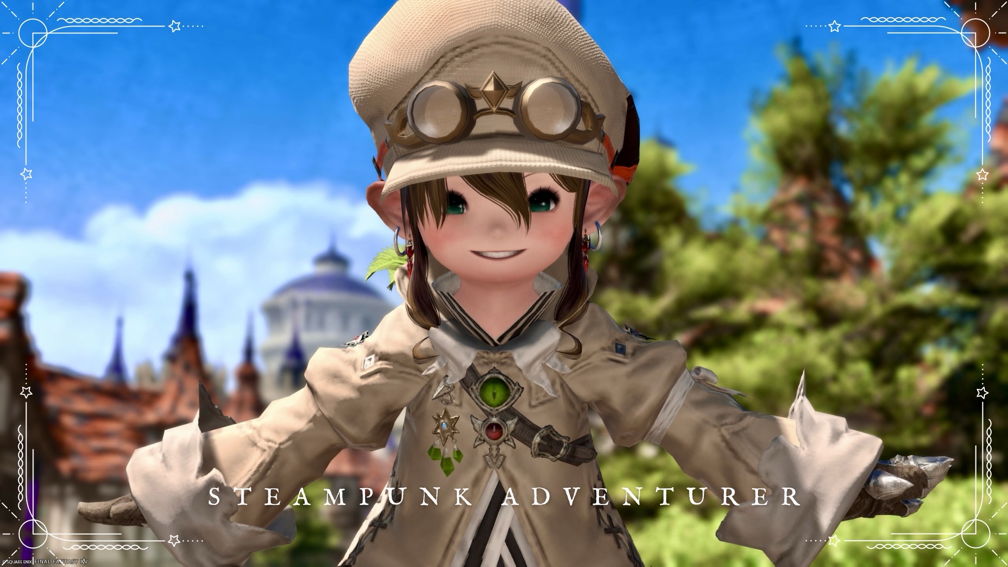 [Mirages] « L'aventurière un brin steampunk » — Arrangement de l'équipement AF3 de Mage noir Lalafell FF14 Blog Norirow Note 31