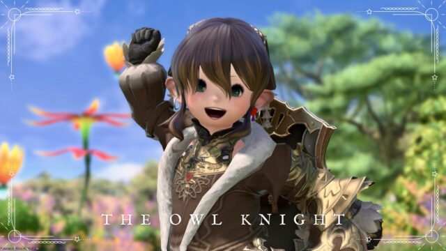 【ミラプリ】「フクロウの騎士様」優雅で可愛いオウルサイト衣装アレンジコーデ ララフェル FF14ブログ Norirow Note 46